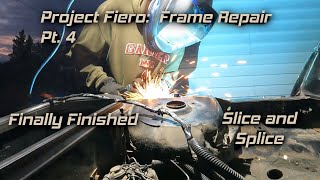 Project Fiero Frame Restoration Pt 4  Slice and Splice [upl. by Papke]