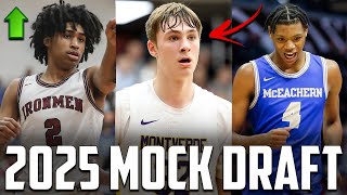 WAY Too Early 2025 NBA Mock Draft Meet Next Years STACKED Class [upl. by Emelen]