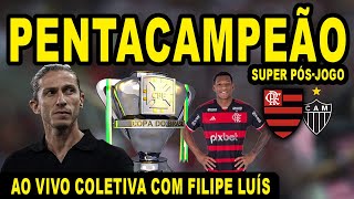 FLAMENGO PENTACAMPEÃO DA COPA DO BRASIL l FESTA DO TÍTULO l SUPER PÓS JOGO GABIGOL CONFIRMOU SAÍDA [upl. by Vassar677]