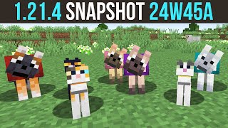 Minecraft 1214 Snapshot 24W45A  Collars New Pickup System amp Big Resource Pack Features [upl. by Cyprian]