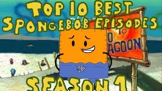 Top 10 Best Spongebob Episodes Season 1  Regular Reviewer [upl. by Ansley]