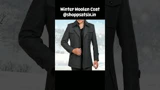 Winter mens woolen coat [upl. by Valerye]