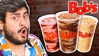 Provamos Todos os Milk Shakes do Bobs Nostálgico [upl. by Chance]