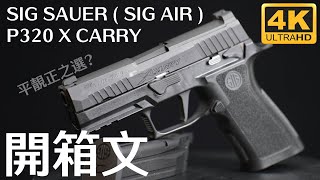 平民玩意｜SIG SAUER P320 X CARRY Green Gas Airsoft Pistol  Black by SIG AIR amp VFC ｜產品介紹 [upl. by Hallam807]