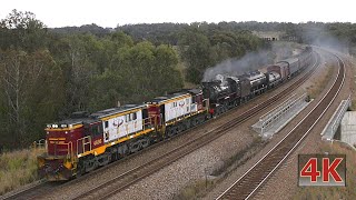 Steam locomotive 5917 returns to Branxton June 2021 [upl. by Galloway]