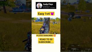 easy 1v4pubgmobile bgmi pubgnepal pubgshortsshortsgaming clutch pubgindia pubg [upl. by Peregrine]