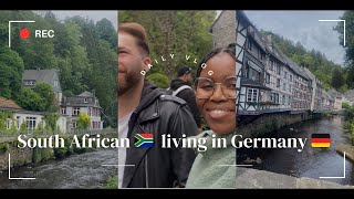 📍MONSCHAU  WE VISITED ONE OF GERMANY’S HISTORICAL CITIES  SPEND THE DAY WITH US  🇿🇦🇩🇪 [upl. by Flemings631]