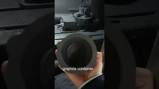 High temperature resistant graphite container crucible graphitecrucible graphitemanufacturer [upl. by Erlene]