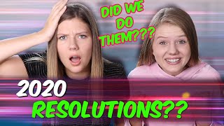 Reacting to our 2020 New Year Resolutions  Taylor amp Vanessa [upl. by Ekez]