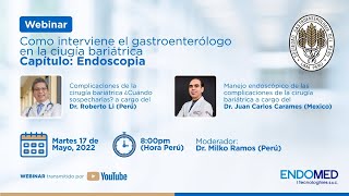 Cómo interviene el Gastroenterólogo en la cirugía bariátrica  Cap Endoscopía [upl. by Adoh99]