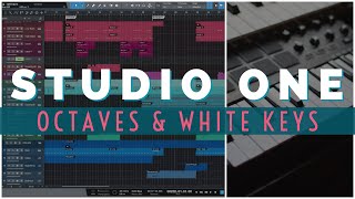 Studio One  Music Theory Octaves White Keys Note Naming [upl. by Einotna]