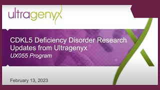 Ultragenyx Preclinical UXO55 Update February 2023 [upl. by Won863]