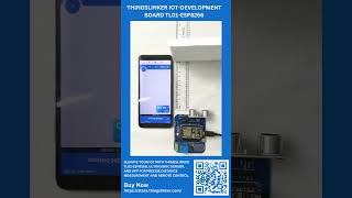 ThingsLinker IoTDevelopment Board TL01ESP8266 with Ultrasonic Sensor and ThingsLinker App [upl. by Goldner445]