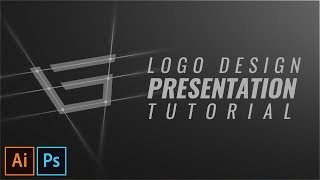 Logo Design Presentation Tutorial in Photoshop CC  2017 [upl. by Ayardna]