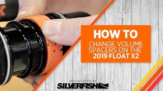 How To Change Volume Spacers on the 2019 FOX Float X2 with retaining clip [upl. by Sauls]