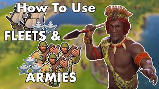 Civ VI Corps Armies Fleets amp Armadas  Tips amp Tricks [upl. by Hamlet61]