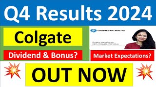 COLGATE Q4 results 2024  COLPAL results today  COLGATE Share News  COLGATE latest news  COLPAL [upl. by Auqinahc539]