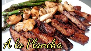 A la Plancha  Carne a la Plancha con Verduras  Easy Cooking  honeyschannel6607 [upl. by Estey202]