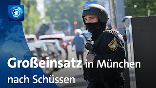 Polizeieinsatz und Schüsse in Münchner Innenstadt [upl. by Inavihs]