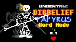 DISBELIEF HARDMODE Phase 1 HATRED III Undertale [upl. by Enram]