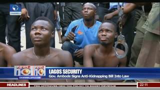 Lagos Security Convicted Kidnappers To Face Life Death Sentences [upl. by Rockwood]