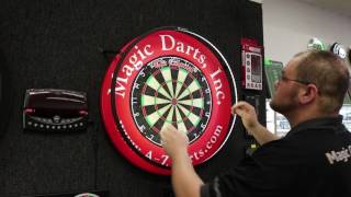 How to use a Target Vision 360 Lighting System for Home Soft Tip Dart Boards [upl. by Ilek]