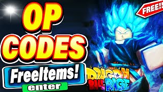 ALL NEW SECRET UPDATE CODES in DRAGON BALL RAGE CODES Roblox Dragon Ball Rage Codes [upl. by Cirdec]