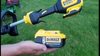 Dewalt XR 20v String Trimmer Review and Demonstration [upl. by Eelibuj563]