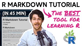 R Markdown TUTORIAL  A powerful tool for LEARNING R IN 45 MINUTES [upl. by Nnaear]