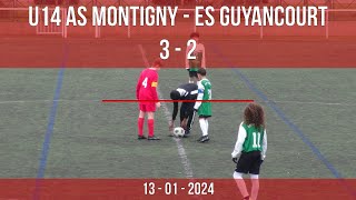 Match U14 AS Montigny 3  2 ES Guyancourt [upl. by Juna]