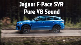 Jaguar FPace SVR  INSANE V8  Best SUVSound🔥 [upl. by Ddet]