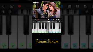 Janam janam Piano Tutorial  Easy Piano Tutorial  shorts [upl. by Anehsuc720]