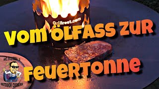 Vom Fass zur fertigen Feuerplatte  von Grillrostcom [upl. by Amand213]