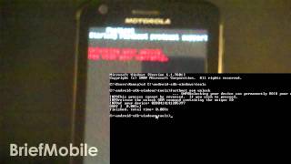 Motorola Atrix 4G Bootloader Unlock Unlocked with Android 233 Gingerbread OTA [upl. by Call208]