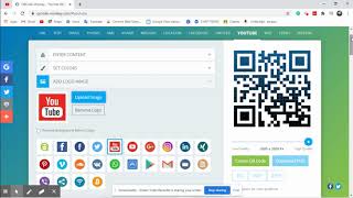 How to make a free Qr code in Qr code monkeycom [upl. by Niddala]