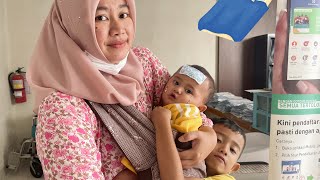 BAYI AZAM REWEL SAKIT PANAS 😭 MAMAH BAWA PERIKSA KE DOKTER  Ali Vlog [upl. by Snell]