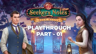 Seekers Notes Hidden Mystery   Play Through Episode 01 Hidden Object game [upl. by Inohs]