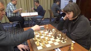 GM Margeir Pétursson  WFM Sinitsina Anastassia English opening Rapid chess PART I [upl. by Nikolaus]