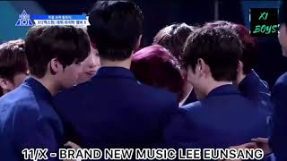 Produce X 101 Final Rank 111 Debut Announcement [upl. by Ataliah]