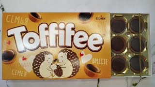 ASMR Toffifee chocolate 🍫😋 SabisSweets toffifee chocolate inboxing asmrvideo caramel milk [upl. by Akli846]