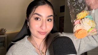 ASMR  Eating meringue cookies [upl. by Acinok]