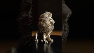 This Guy Makes A Lion Using A 3D Printer [upl. by Anerb628]