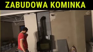 🔴EP51 Jak zrobić zabudowę kominka  Zabudowa kominka narożnego  Imitacja betonu  Płyty Varmsen [upl. by Montague]