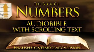 Holy Bible Audio NUMBERS 1 to 36  With Text Contemporary English [upl. by Emerson559]