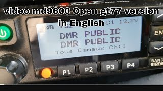 md9600 Open GD77 version in English [upl. by Celina638]