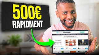 Comment faire 500€ en ligne rapidement grâce à 5euroscom [upl. by Einnoj]