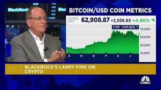 BlackRock CEO Larry Fink I believe bitcoin is a legit financial instrument [upl. by Wallinga942]