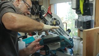 small shed Saturday 463  Erbauer mitre saw repair [upl. by Pansie]