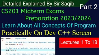 cs201 midterm preparation 20232024 part 2cs201 midterm preparation cs201 midterm preparation 2023 [upl. by Junji751]