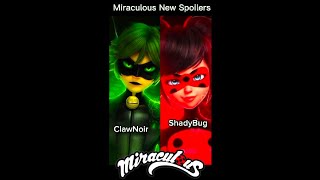 Miraculous World New Spoilers ShadyBug and ClawNoir [upl. by Akemihs]